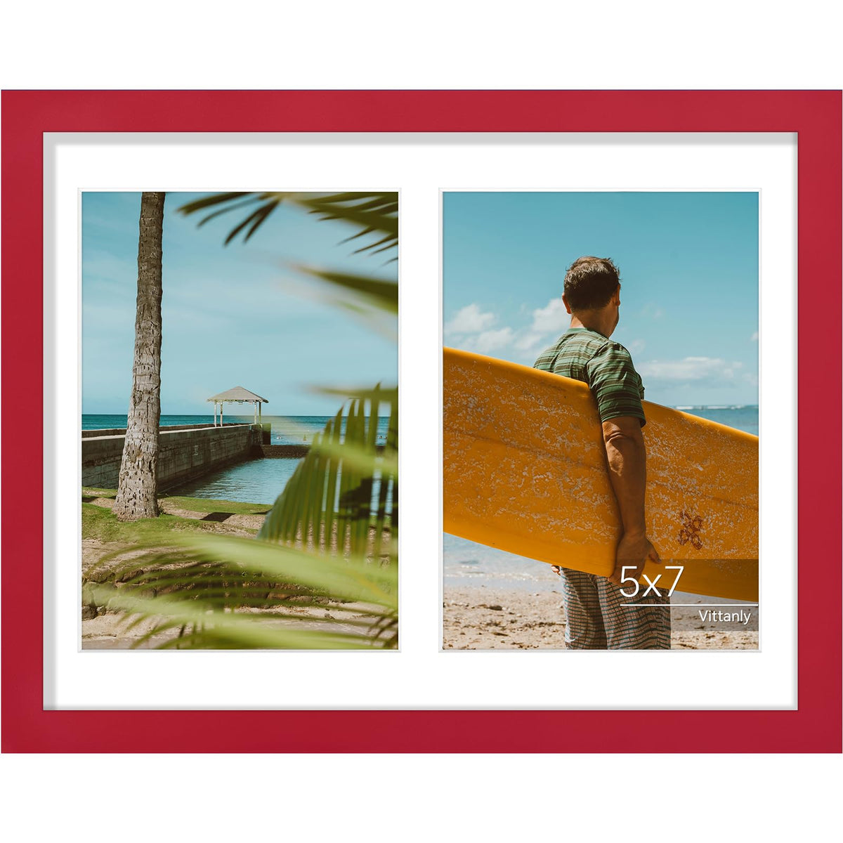 Vittanly 11x14 Collage Picture Frame for Wall Mounting, Black