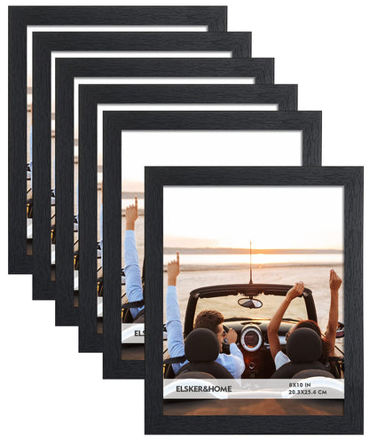 ELSKER&HOME 8.5x11 Picture Frame Certificate Document Frame 6 Pack Glass