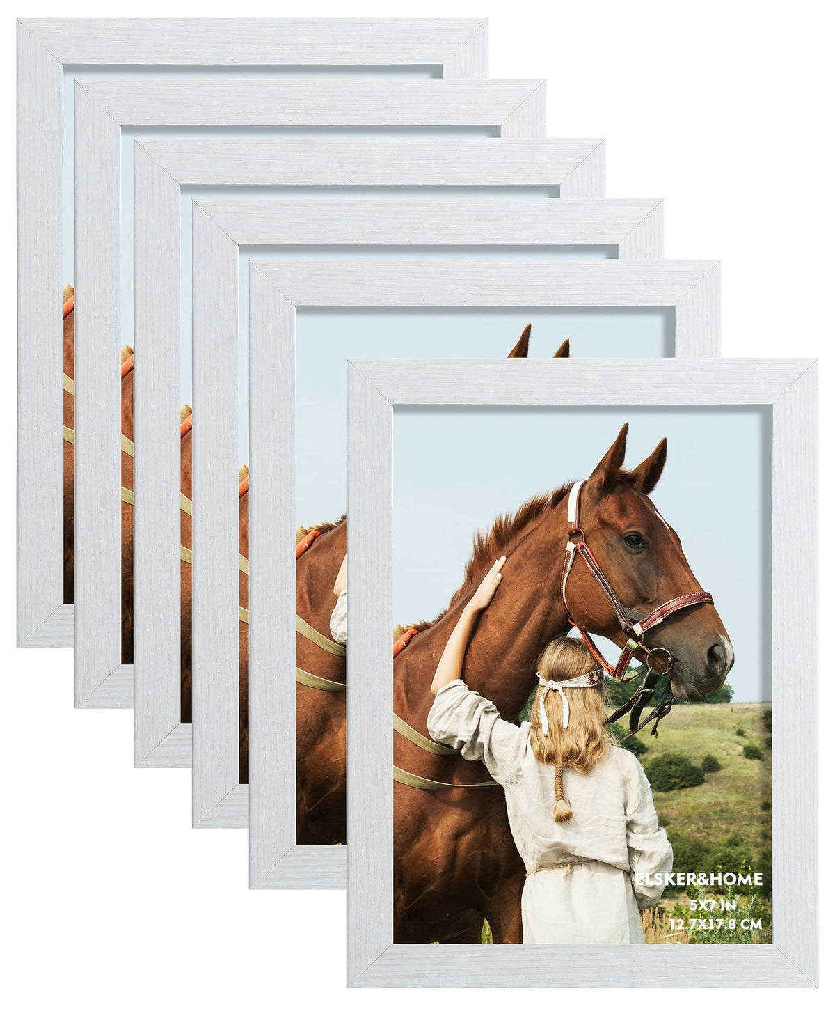 ELSKER&HOME 8.5x11 Picture Frame Certificate Document Frame 6 Pack Glass