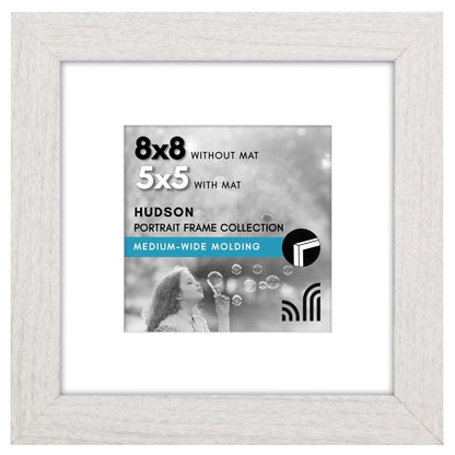 Americanflat 22x28 Poster Frame - Matted to 18x24 - Engineered Wood - Black