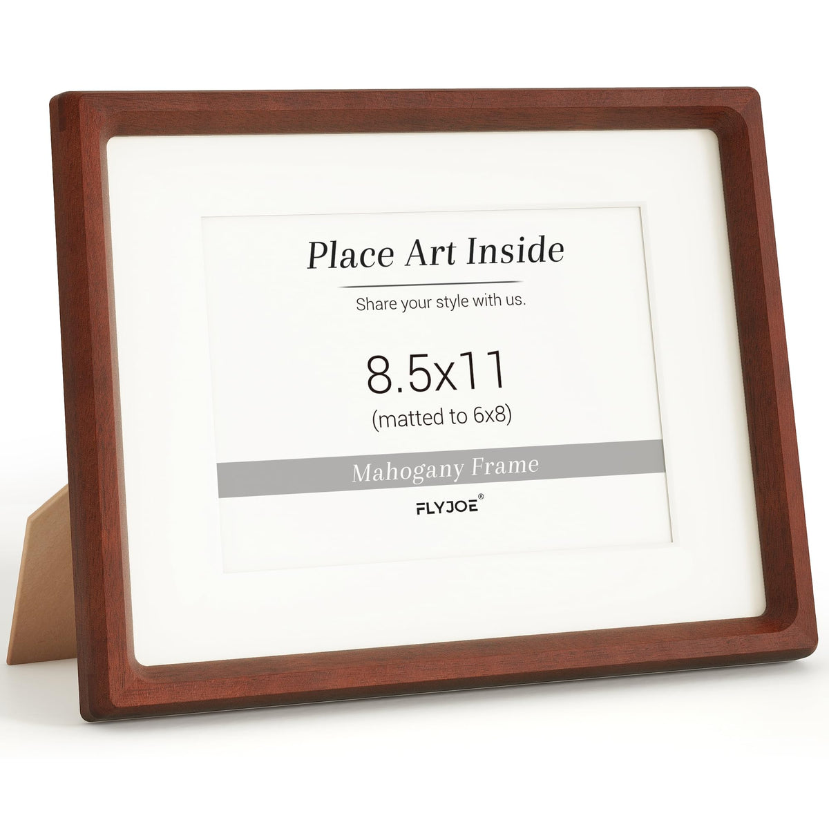 Picture Frame, USA-Sourced Hardwood Photo Frame, Walnut, 11x14