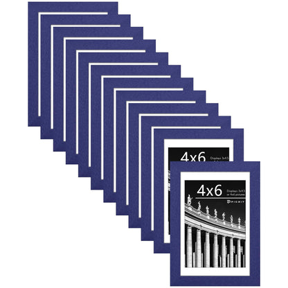 Picrit 8x10 Picture Frame Set of 12, Modern Gallery Wall Frames, Black