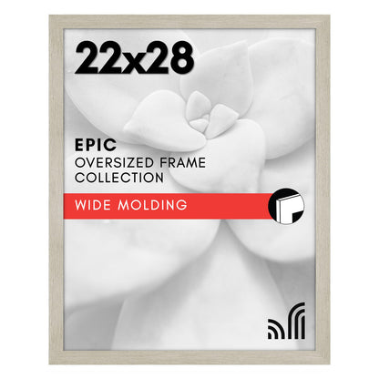 Americanflat 16x20 Poster Frame - Engineered Wood - Black