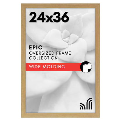 Americanflat 16x20 Poster Frame - Engineered Wood - Black