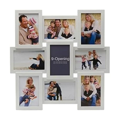 MELANNCO Collage Picture Frame 18x23 Inch Black - Holds 12 Photos in 4x6 and 6x4 Formats - Wall Display for Home Decor, Horizontal or Vertical Hanging