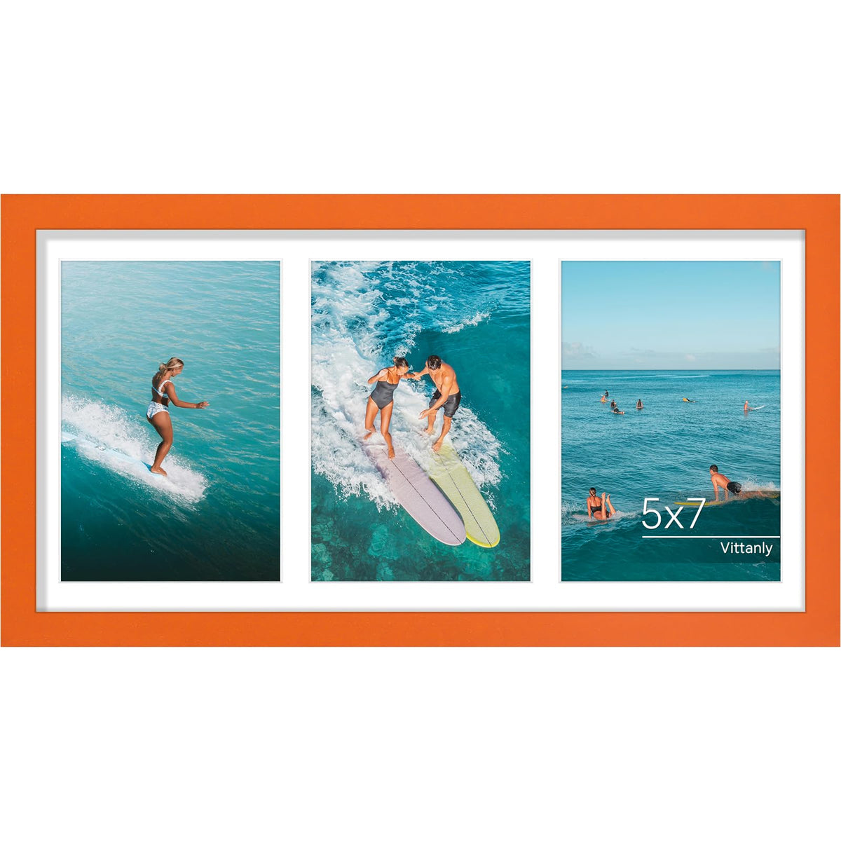 Vittanly 11x14 Collage Picture Frame for Wall Mounting, Black
