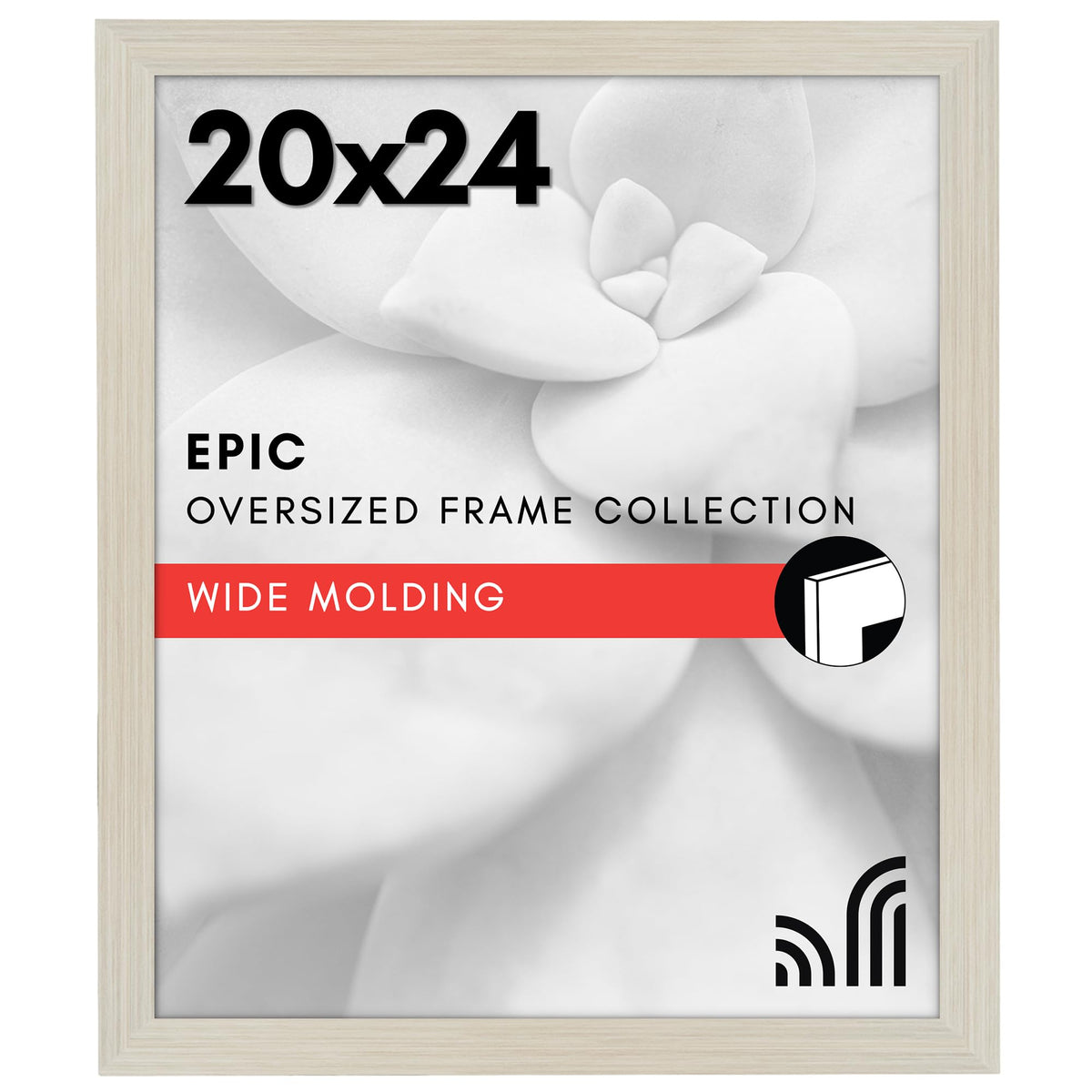 Americanflat 16x20 Poster Frame - Engineered Wood - Black
