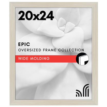 Americanflat 16x20 Poster Frame - Engineered Wood - Black