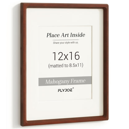 Picture Frame, USA-Sourced Hardwood Photo Frame, Walnut, 11x14