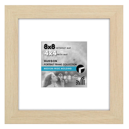 Americanflat 22x28 Poster Frame - Matted to 18x24 - Engineered Wood - Black