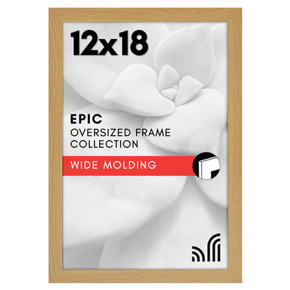 Americanflat 16x20 Poster Frame - Engineered Wood - Black