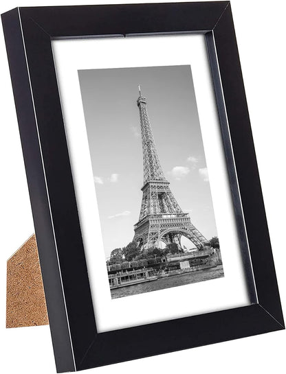 upsimples 5x7 Picture Frame, Photo Collage Wall Decor Set of 10, Black