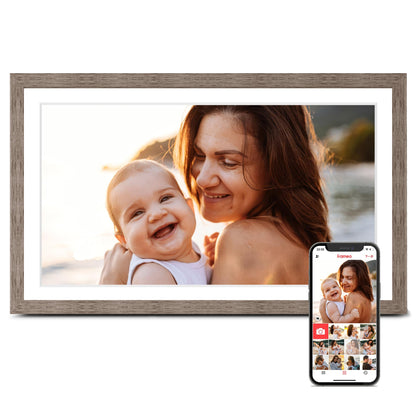 Frameo 15.6" Digital Picture Frame WiFi, Large Display Digital Photo Frame