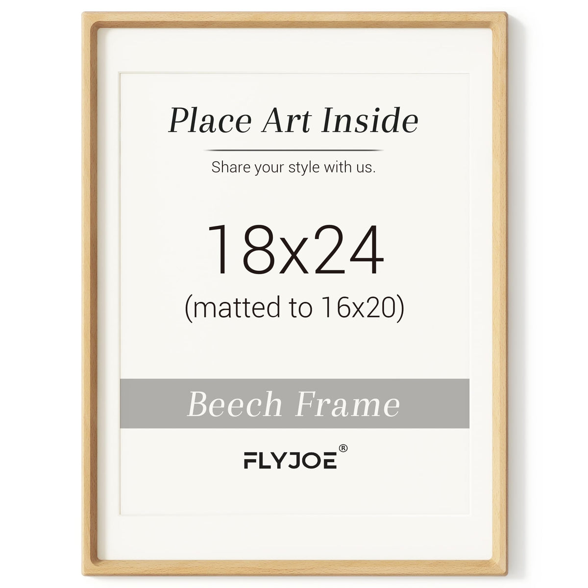 Picture Frame, USA-Sourced Hardwood Photo Frame, Walnut, 11x14
