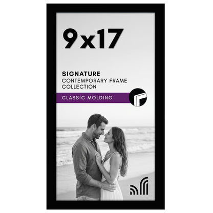 Americanflat 11x17 Picture Frame - Engineered Wood - Black