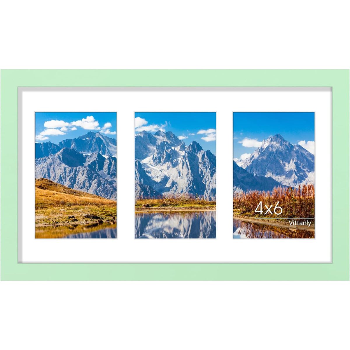 Vittanly 11x14 Collage Picture Frame for Wall Mounting, Black