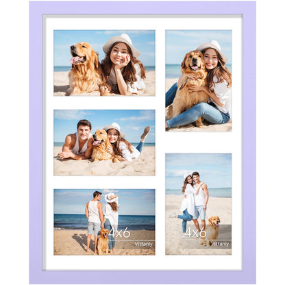 Vittanly 11x14 Collage Picture Frame for Wall Mounting, Black