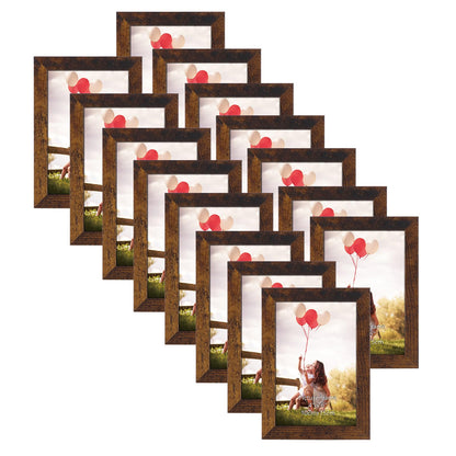 HORLIMER 8x10 Picture Frame Set of 15, Black Picture Frames Display 8 by 10 Photo for Wall or Tabletop