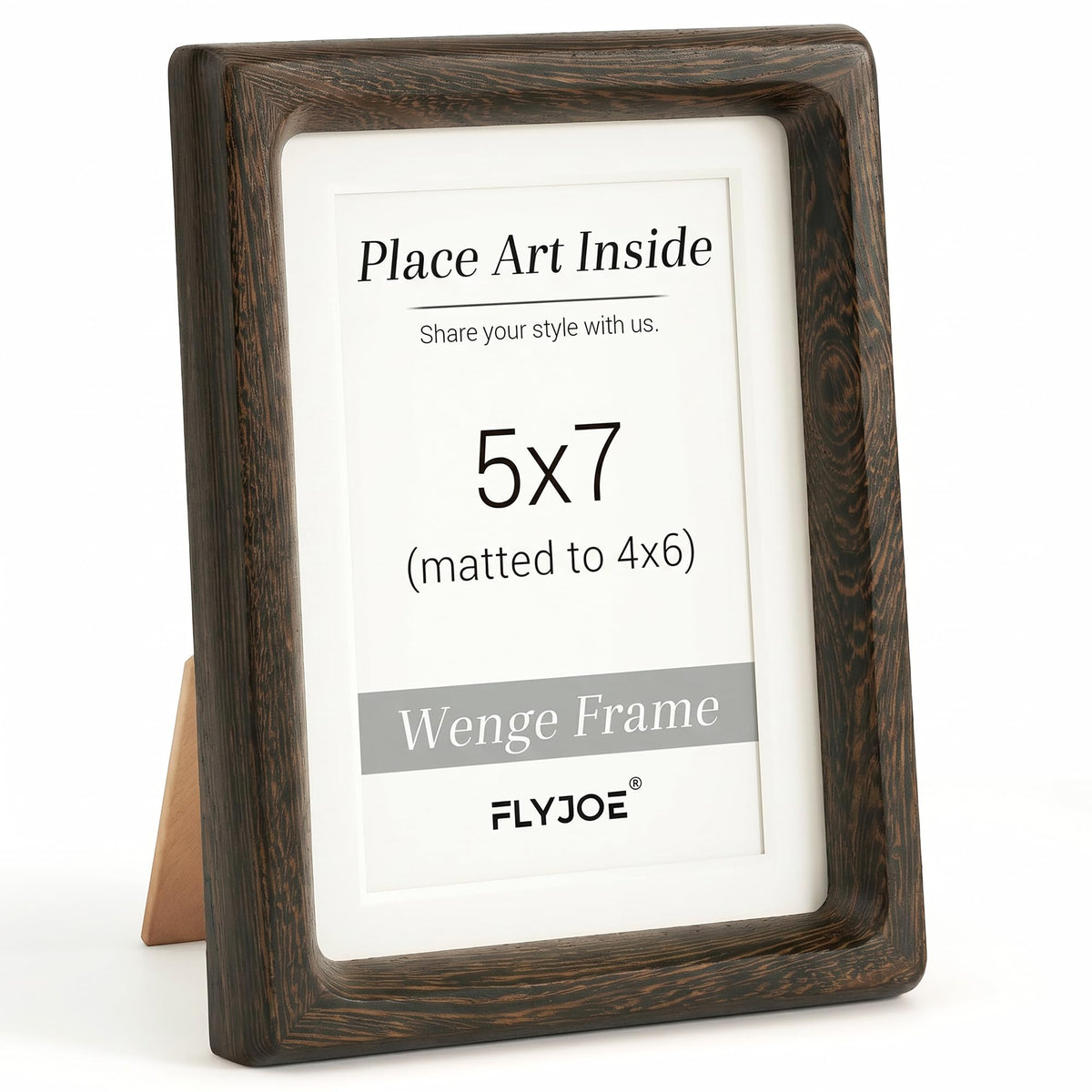Picture Frame, USA-Sourced Hardwood Photo Frame, Walnut, 11x14