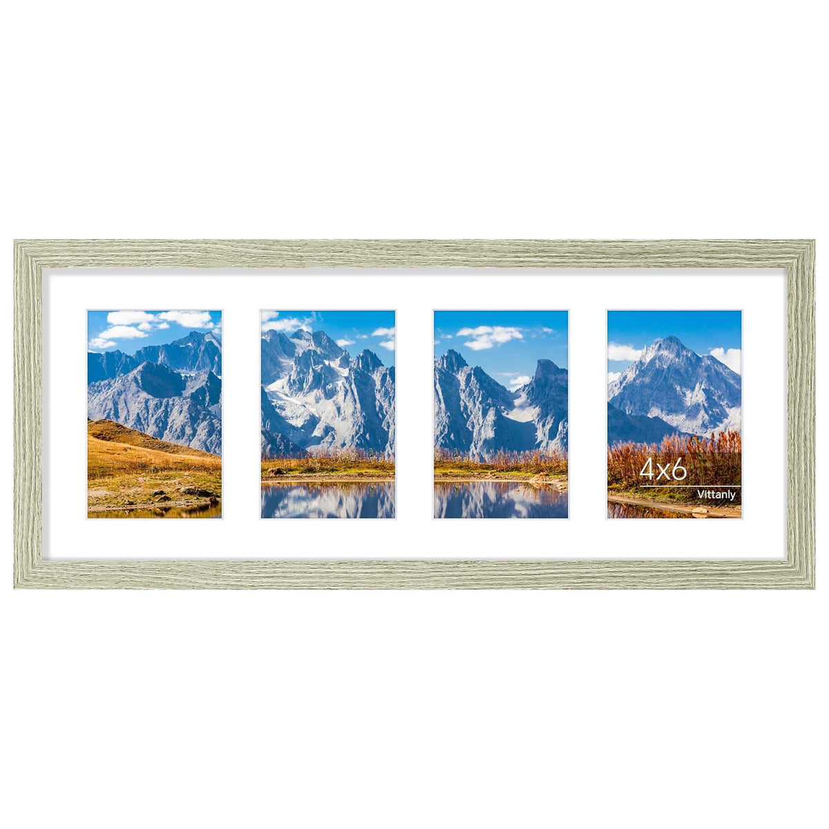 Vittanly 11x14 Collage Picture Frame for Wall Mounting, Black