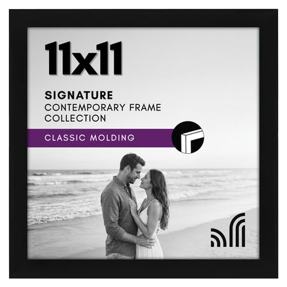 Americanflat 11x17 Picture Frame - Engineered Wood - Black