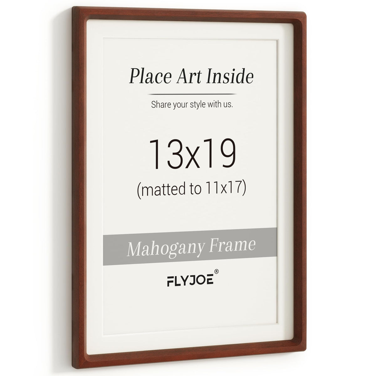 Picture Frame, USA-Sourced Hardwood Photo Frame, Walnut, 11x14