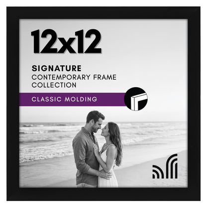 Americanflat 11x17 Picture Frame - Engineered Wood - Black