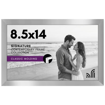 Americanflat 11x17 Picture Frame - Engineered Wood - Black