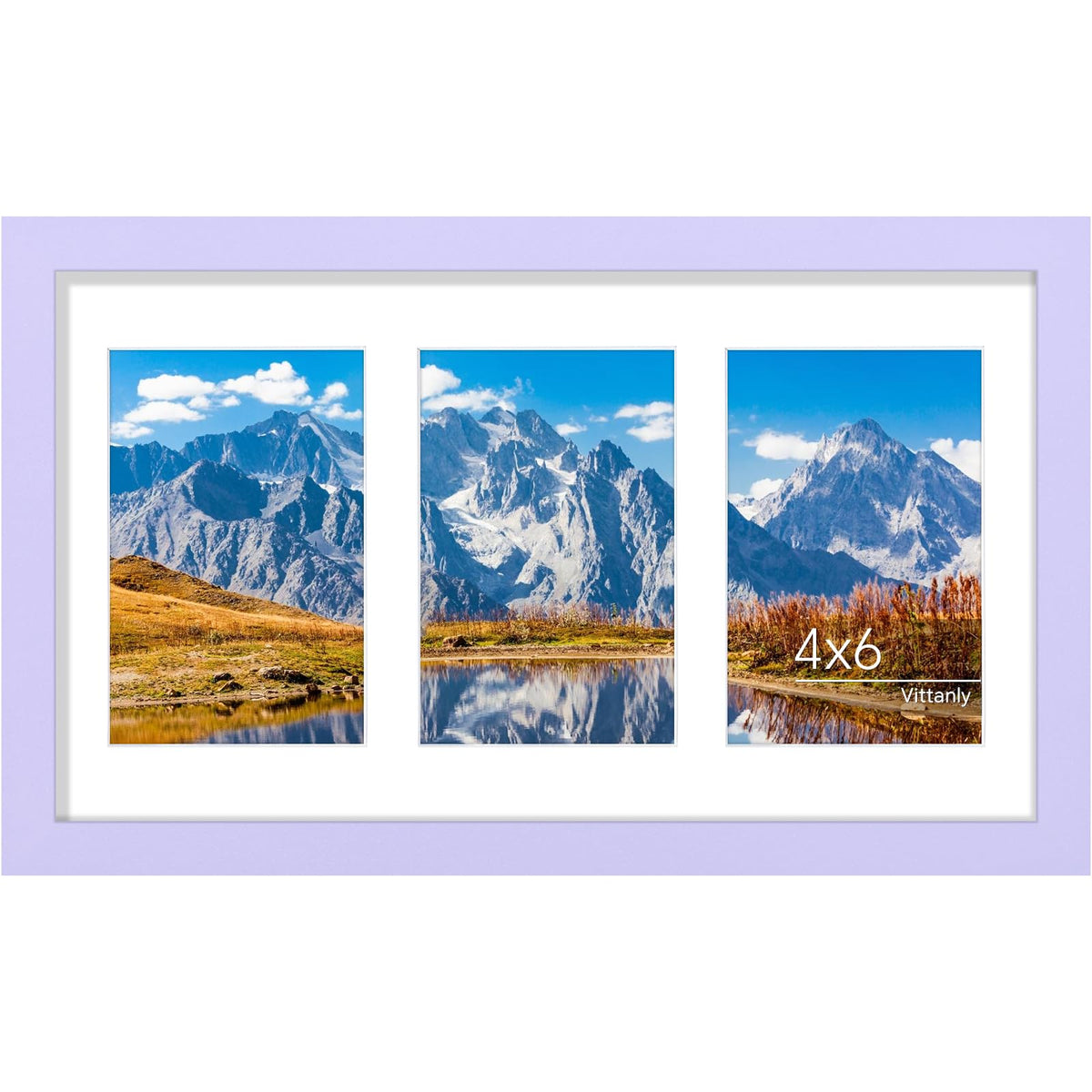 Vittanly 11x14 Collage Picture Frame for Wall Mounting, Black