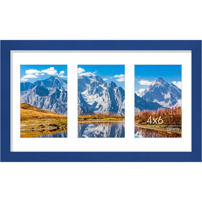 Vittanly 11x14 Collage Picture Frame for Wall Mounting, Black