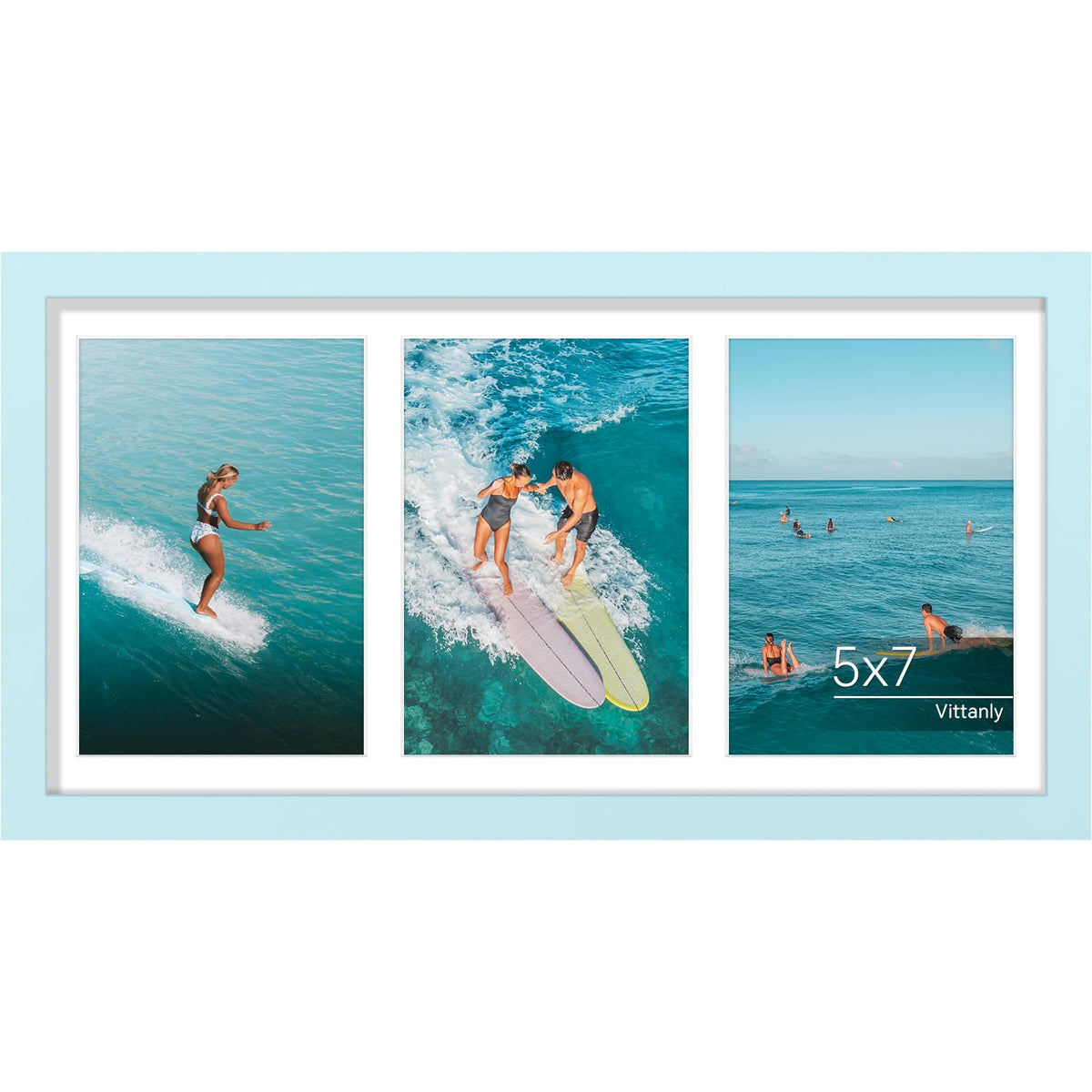 Vittanly 11x14 Collage Picture Frame for Wall Mounting, Black