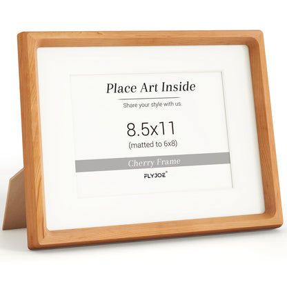 Picture Frame, USA-Sourced Hardwood Photo Frame, Walnut, 11x14