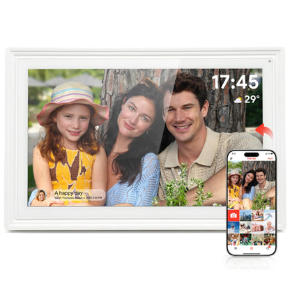 Frameo 10.1" WiFi Digital Picture Frame, Digital Photo Frame for Mom Gift