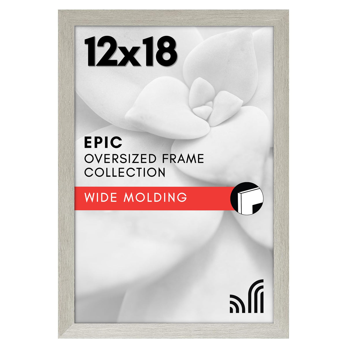 Americanflat 16x20 Poster Frame - Engineered Wood - Black