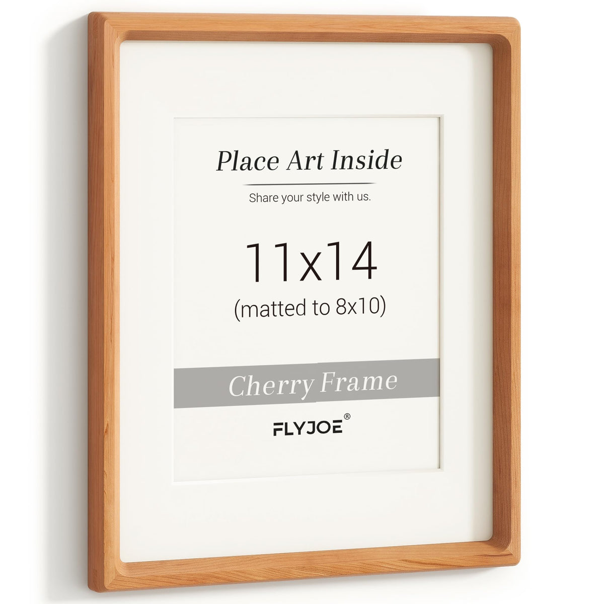 Picture Frame, USA-Sourced Hardwood Photo Frame, Walnut, 11x14