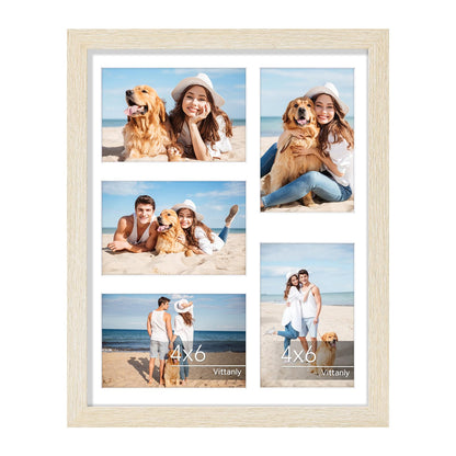 Vittanly 11x14 Collage Picture Frame for Wall Mounting, Black