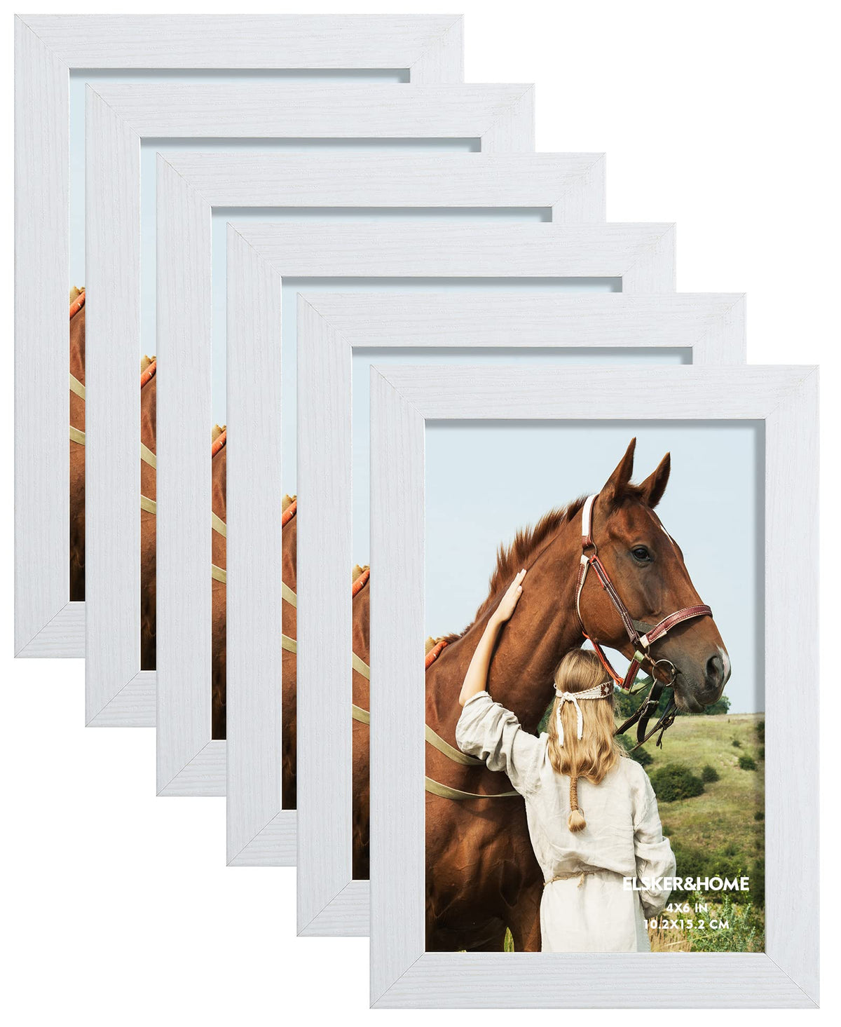 ELSKER&HOME 8.5x11 Picture Frame Certificate Document Frame 6 Pack Glass