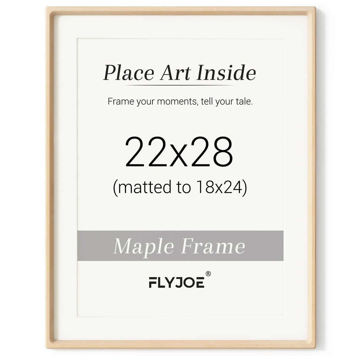 Picture Frame, USA-Sourced Hardwood Photo Frame, Walnut, 11x14