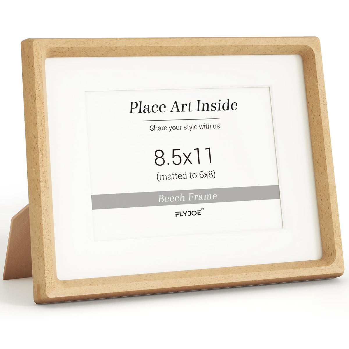 Picture Frame, USA-Sourced Hardwood Photo Frame, Walnut, 11x14