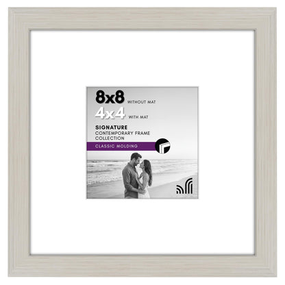 Americanflat 11x14 Picture Frame - Matted to 8x10 - Engineered Wood - Black