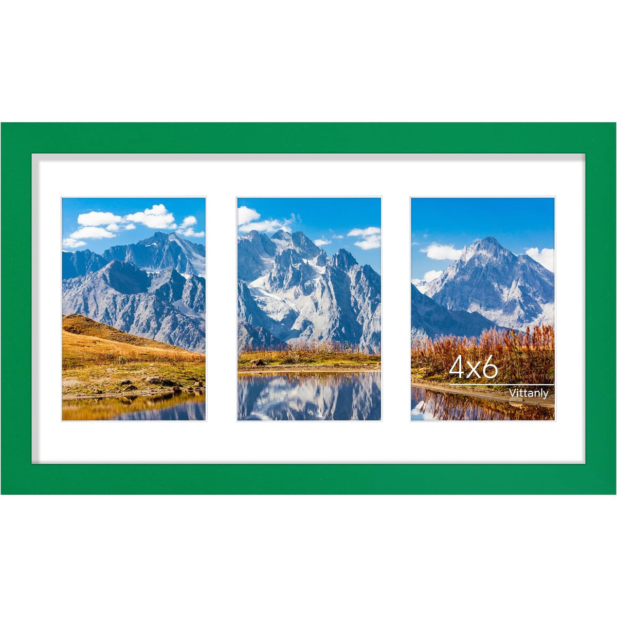Vittanly 11x14 Collage Picture Frame for Wall Mounting, Black