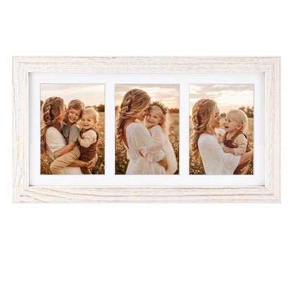 Golden State Art 9-Openings 4x6 Wood Collage Picture Frame Black