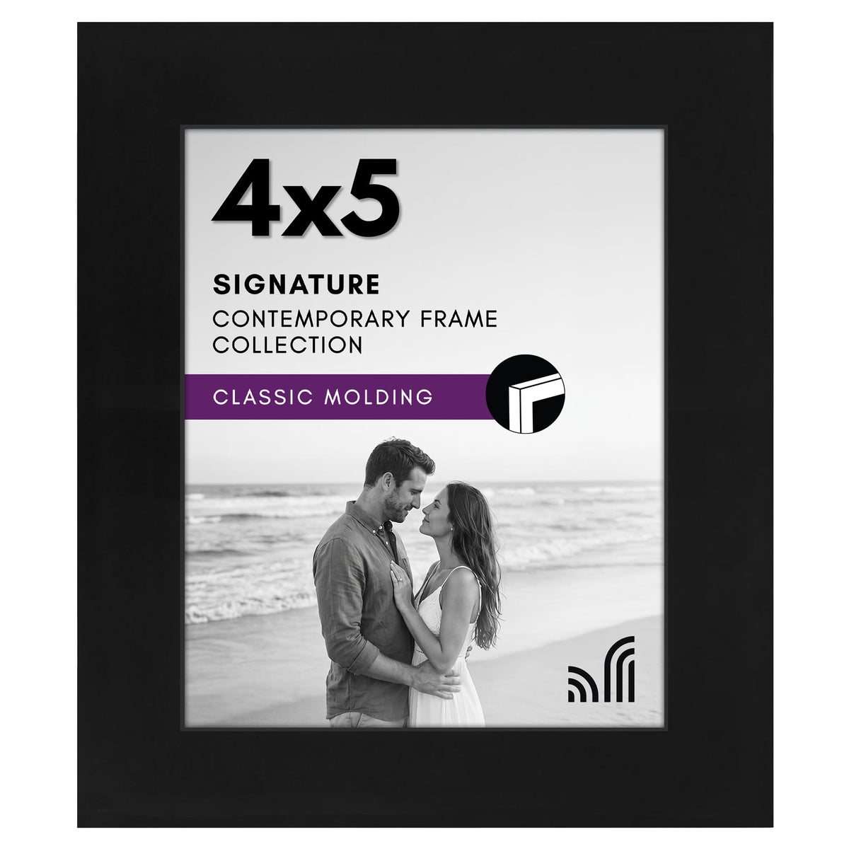 Americanflat 11x17 Picture Frame - Engineered Wood - Black