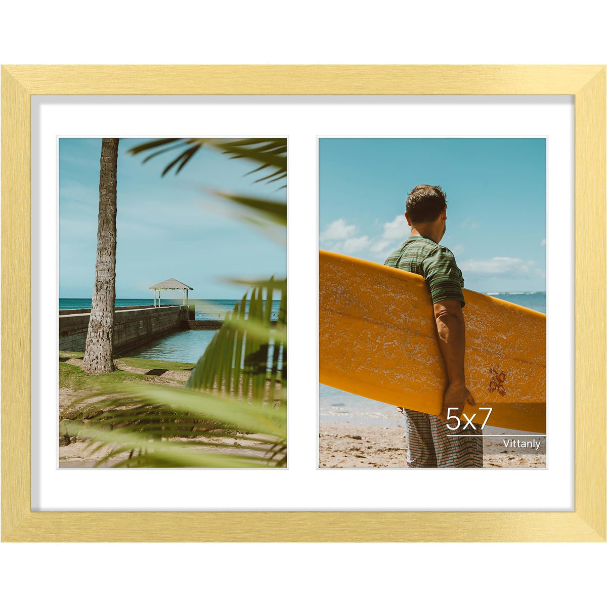 Vittanly 11x14 Collage Picture Frame for Wall Mounting, Black