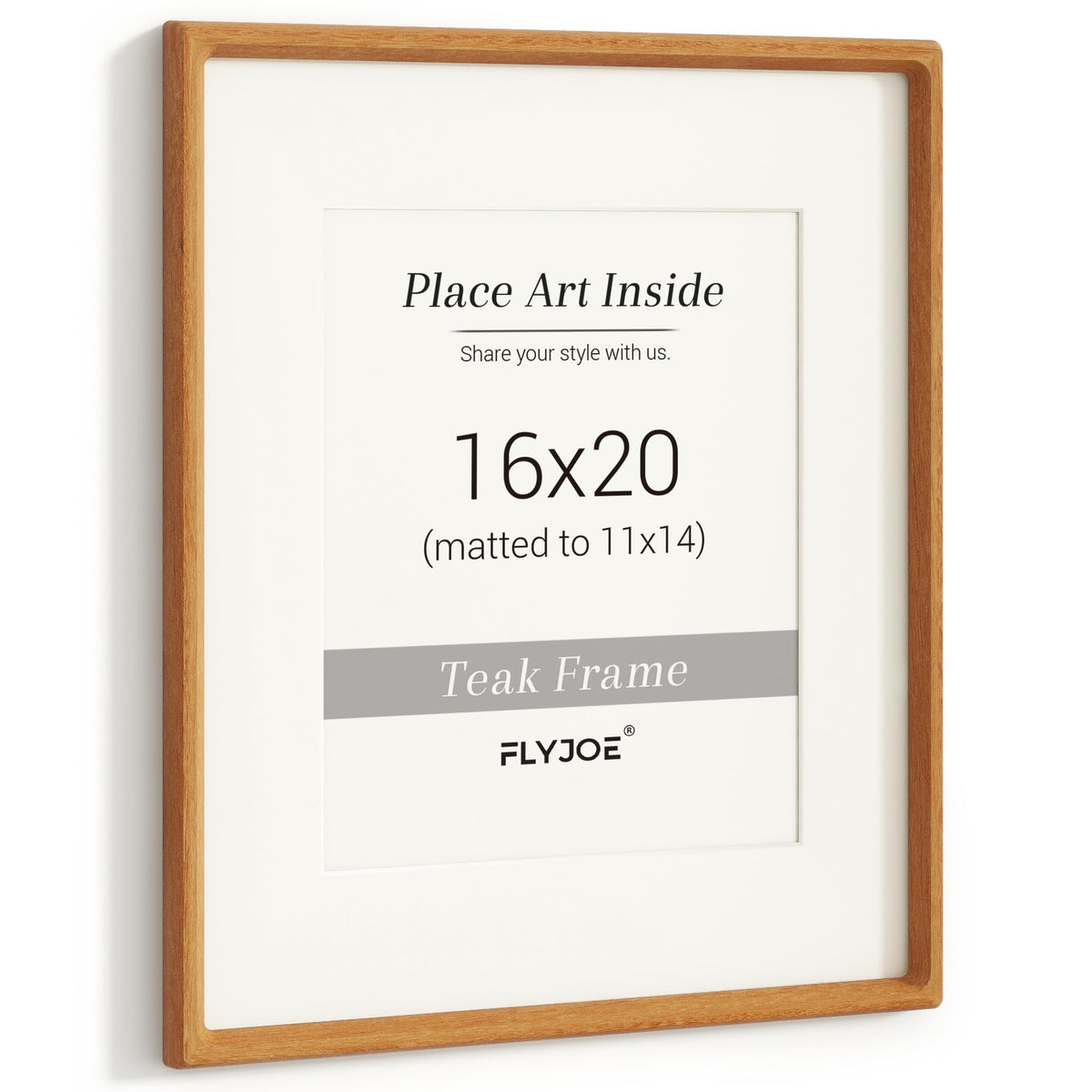 Picture Frame, USA-Sourced Hardwood Photo Frame, Walnut, 11x14