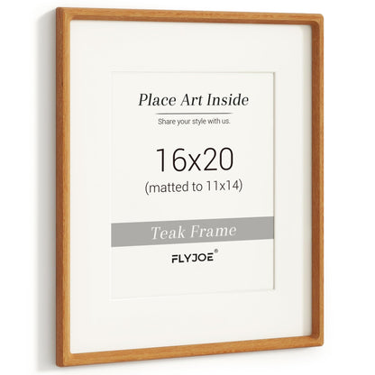Picture Frame, USA-Sourced Hardwood Photo Frame, Walnut, 11x14