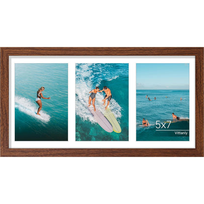 Vittanly 11x14 Collage Picture Frame for Wall Mounting, Black