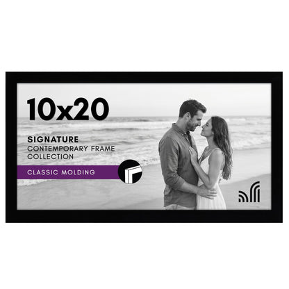 Americanflat 11x17 Picture Frame - Engineered Wood - Black