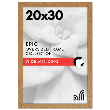 Americanflat 16x20 Poster Frame - Engineered Wood - Black