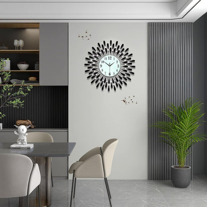 Large Wall Clocks for Living Room Decor Big Modern Silent Clock